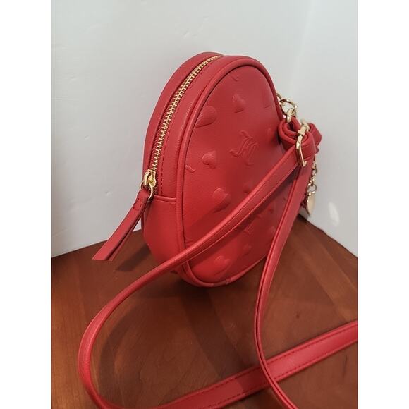 juicy couture Red Heart Crossbody Purse Nwt - Picture 8 of 8